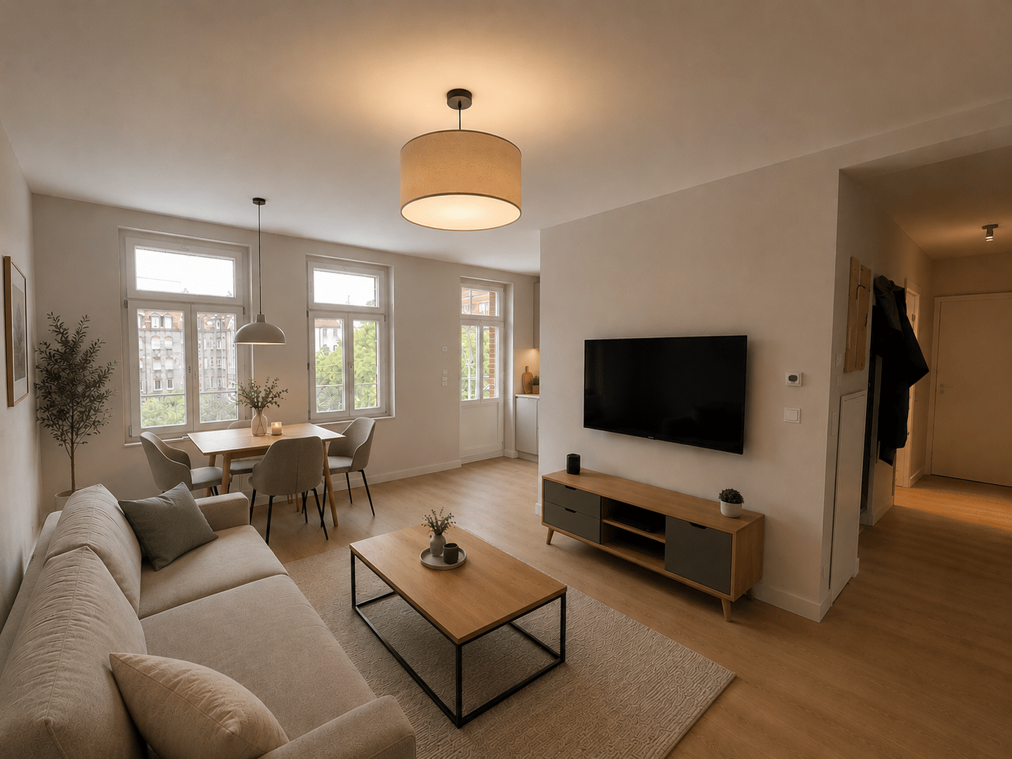 Erstbezug nach Sanierung! Moderne 3-Zimmer-Wohnungen mit Altbaucharme in Nürnberg-Gostenhof!, 90429 Nürnberg