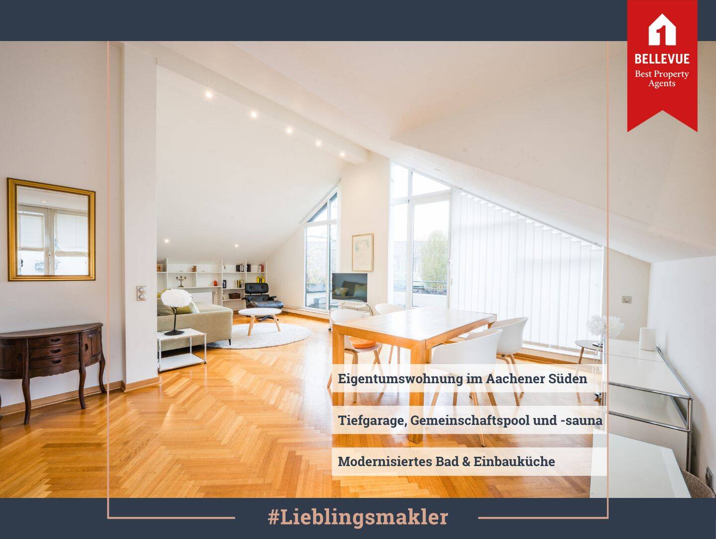 Penthouse-Wohnung mit traumhafter Dachterrasse, 52066 Aachen