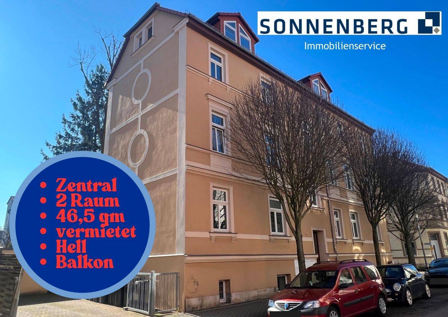 Zentral gelegene 2 Zimmerwohnung mit Balkon in Weimar, 99423 Weimar (Altstadt Innenstadt Nordvorstadt Südstadt Westvorstadt)