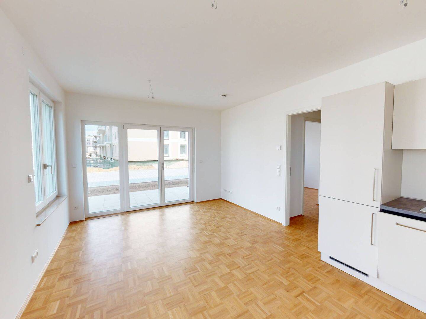 Modernes Wohnen in dieser tollen 2-Zimmer-Whg. mit TERRASSE und EBK im Wohnquartier ELISA, 15344 Strausberg