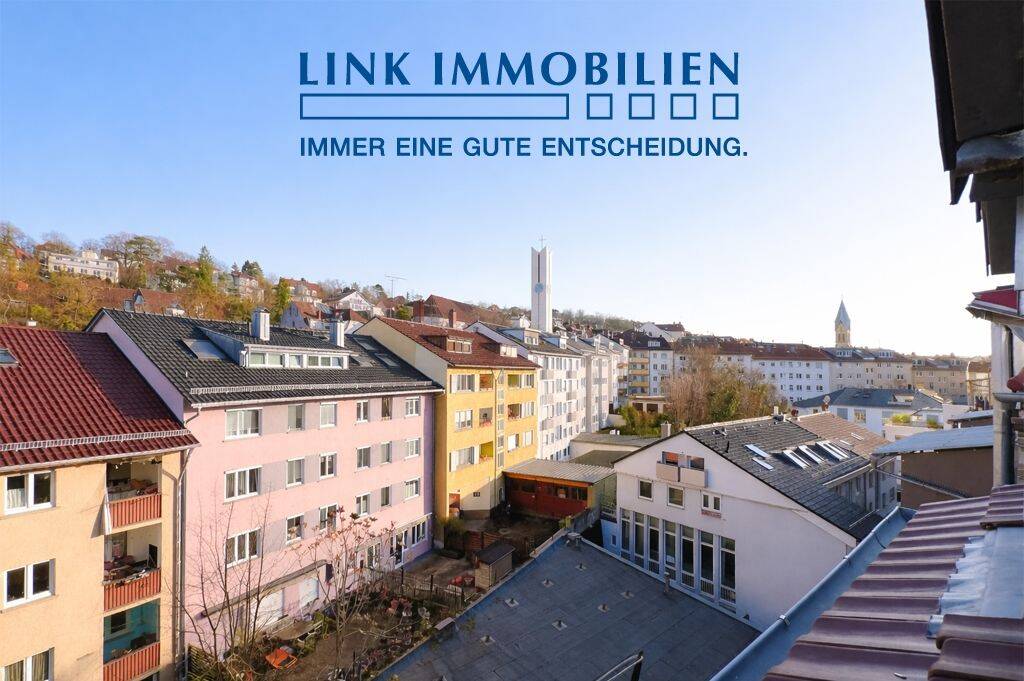 Stuttgart-Ost: Vermietete 3-Zimmer-Dachgeschosswohnung in zentraler Lage, 70190 Stuttgart (Mitte Ost)