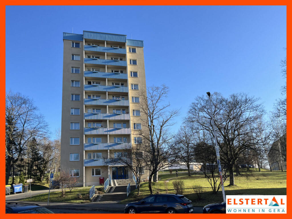2-Raumwohnung mit Dusche // Balkon // Aufzug // ruhige Lage, 7546 Gera