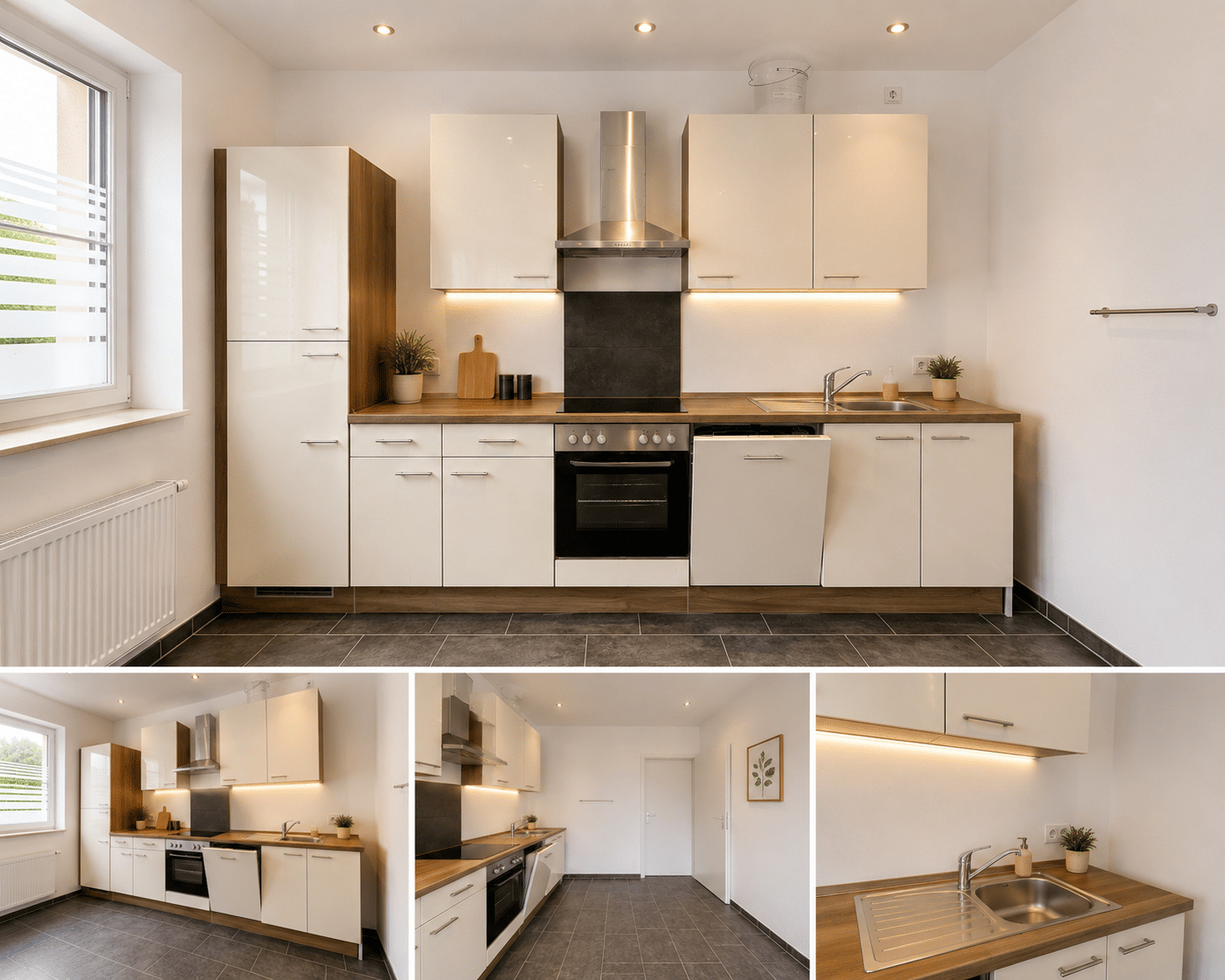 Frisch renovierte 3-Zimmerwohnung im Erdgeschoss mit Einbauküche / Gäste-WC / ohne Terrasse, 54306 Kordel