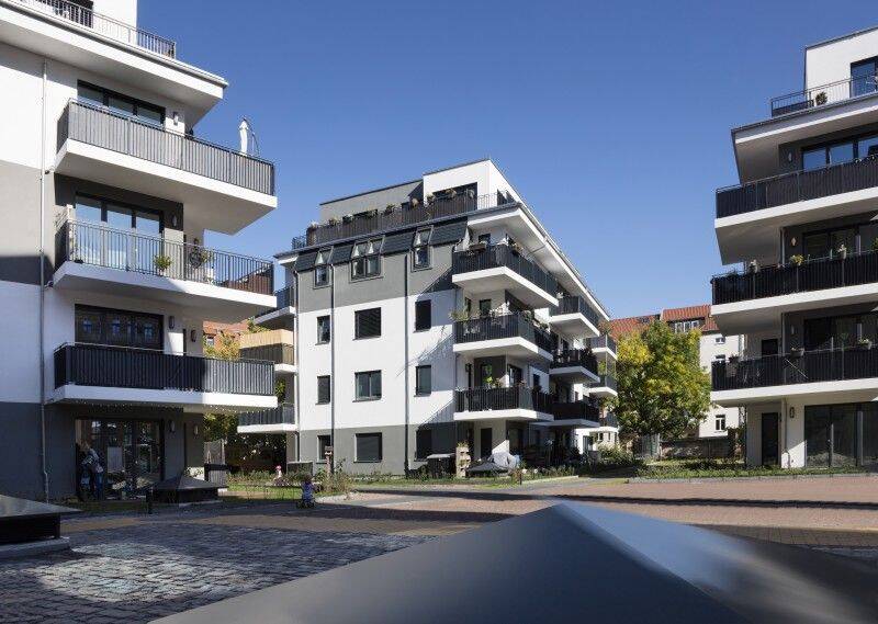 Traumhafte Wohnung mit TERRASSE und GARTEN in der ehemaligen Kunstdruckanstalt Dr. Trenkler – Co, 4299 Leipzig (Probstheida Stötteritz)