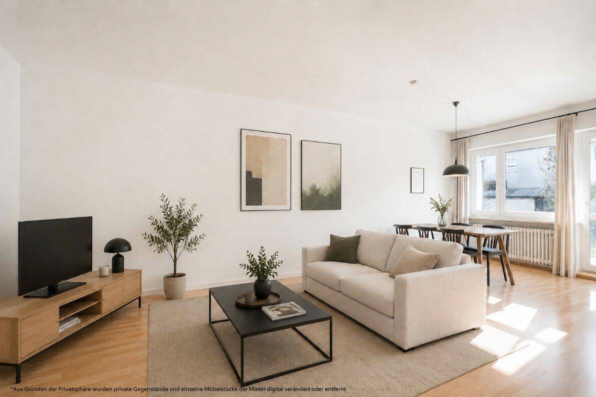 AIGNER – Helle 2-Zimmer-Wohnung mit großzügigem Südbalkon in ruhiger Lage, 80687 München (Laim Pasing-Obermenzing)