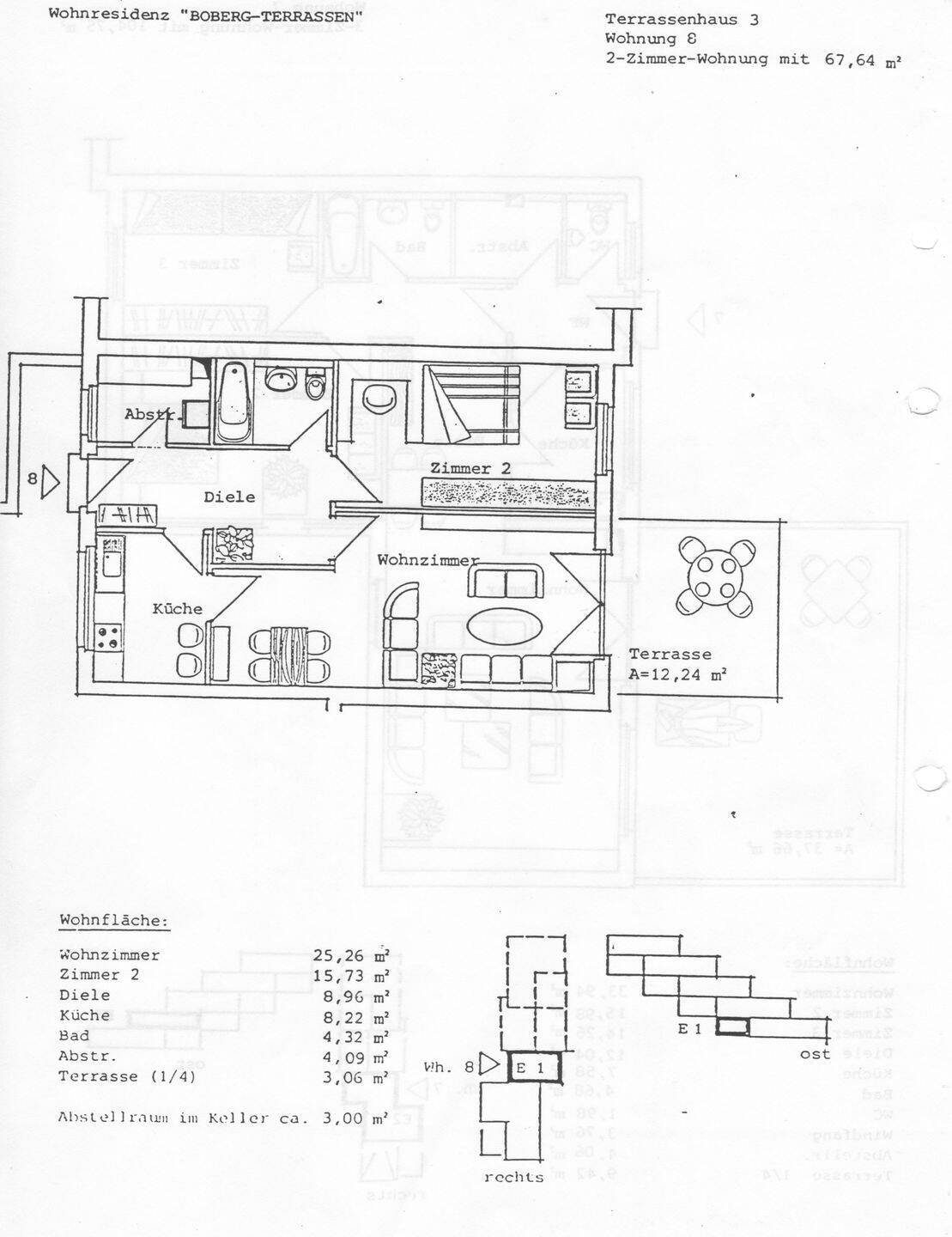 Außergewöhnlic 2-Zimmer-Wohnung mit Terrasse, Einbauküche und Stellplatz – Wohnen in Top Hanglage, 21033 Hamburg (Bergedorf Billwerder Lohbrügge)