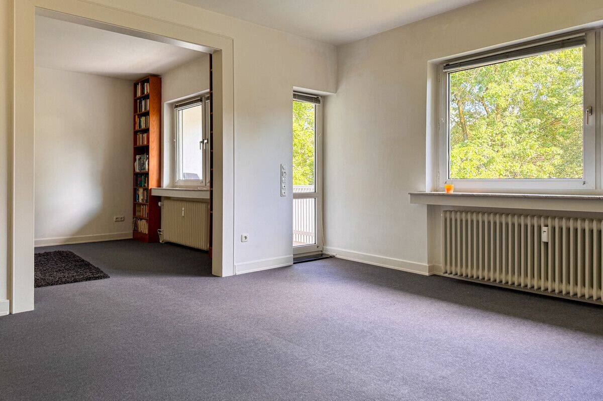 Schwachhausen-Gete: 2,5 Zimmer Wohnung mit Extras, Gemeinschaftsgarten sowie Balkon in ruhiger Lage, 28211 Bremen (Gete Radio Bremen Schwachhausen)
