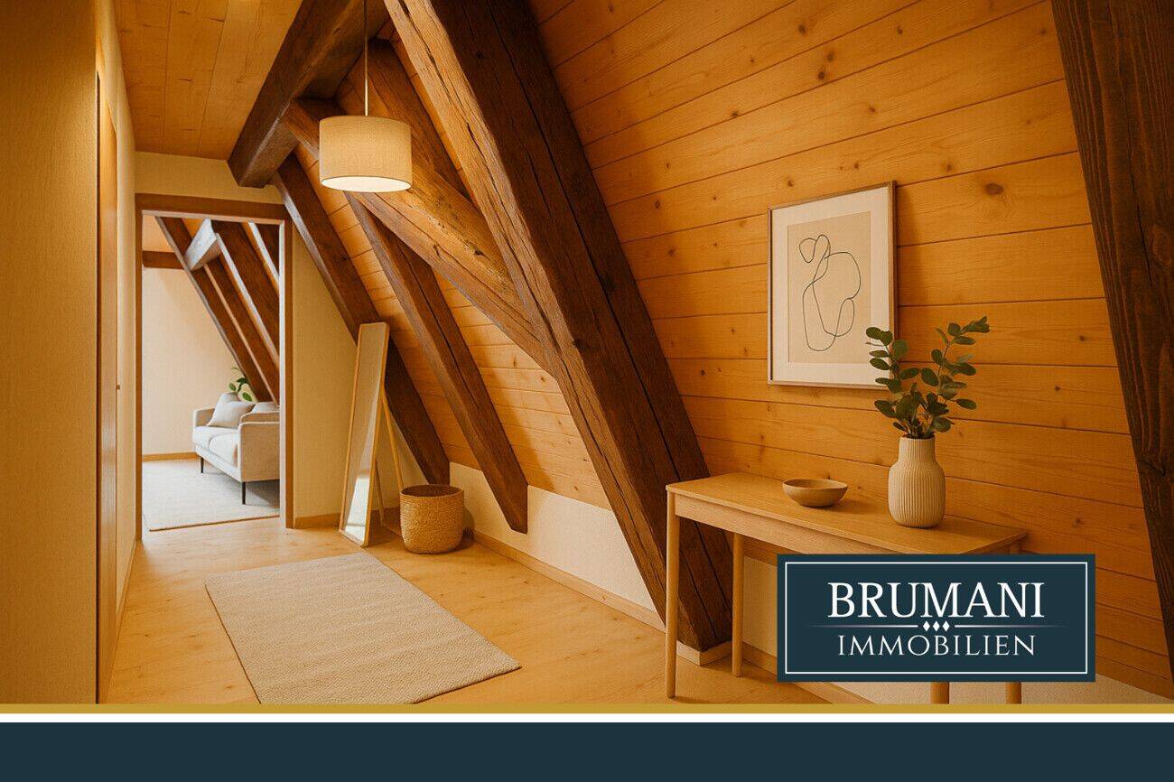 BRUMANI | Bezugsfreie 1-Zimmer-Dachwohnung mit Tageslichtbad im Stadtkern von Sulzburg, 79295 Sulzburg