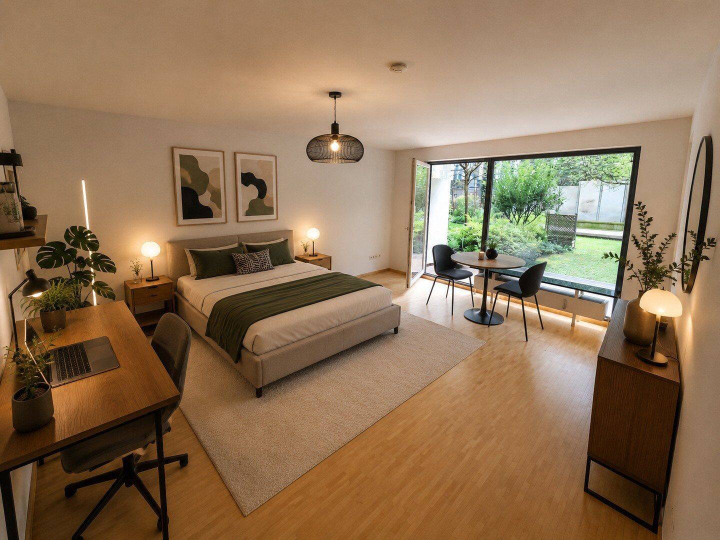 Maxvorstadt: Ruhige 1-Zimmer-Gartenwohnung in Toplage – nur 3 Min. zur U-Bahn!, 80335 München (Altstadt-Lehel Ludwigsvorstadt-Isarvorstadt Maxvorstadt Neuhausen-Nymphenburg Schwanthalerhöhe)