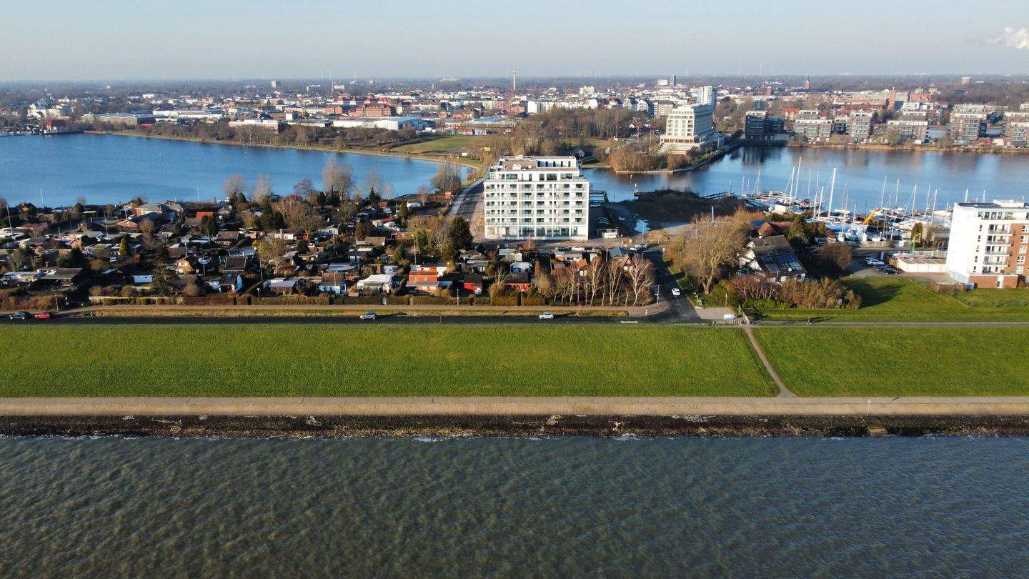 Seltene Gelegenheit: Doppelter Meerblick in exklusiver Eigentumswohnung, 26382 Wilhelmshaven (Bant Heppens Innenhafen Innenstadt Siebethsburg)
