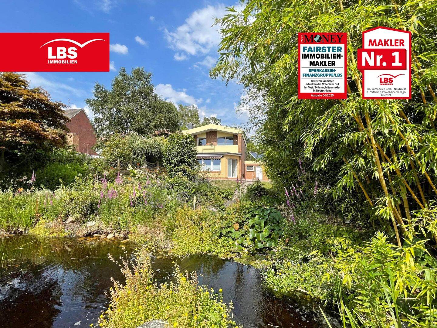 Charmantes Reihenendhaus mit großem Garten und Teich in Oldenburg, 26127 Oldenburg (Oldb) (Alexandersfeld Bürgerfelde Nadorst)