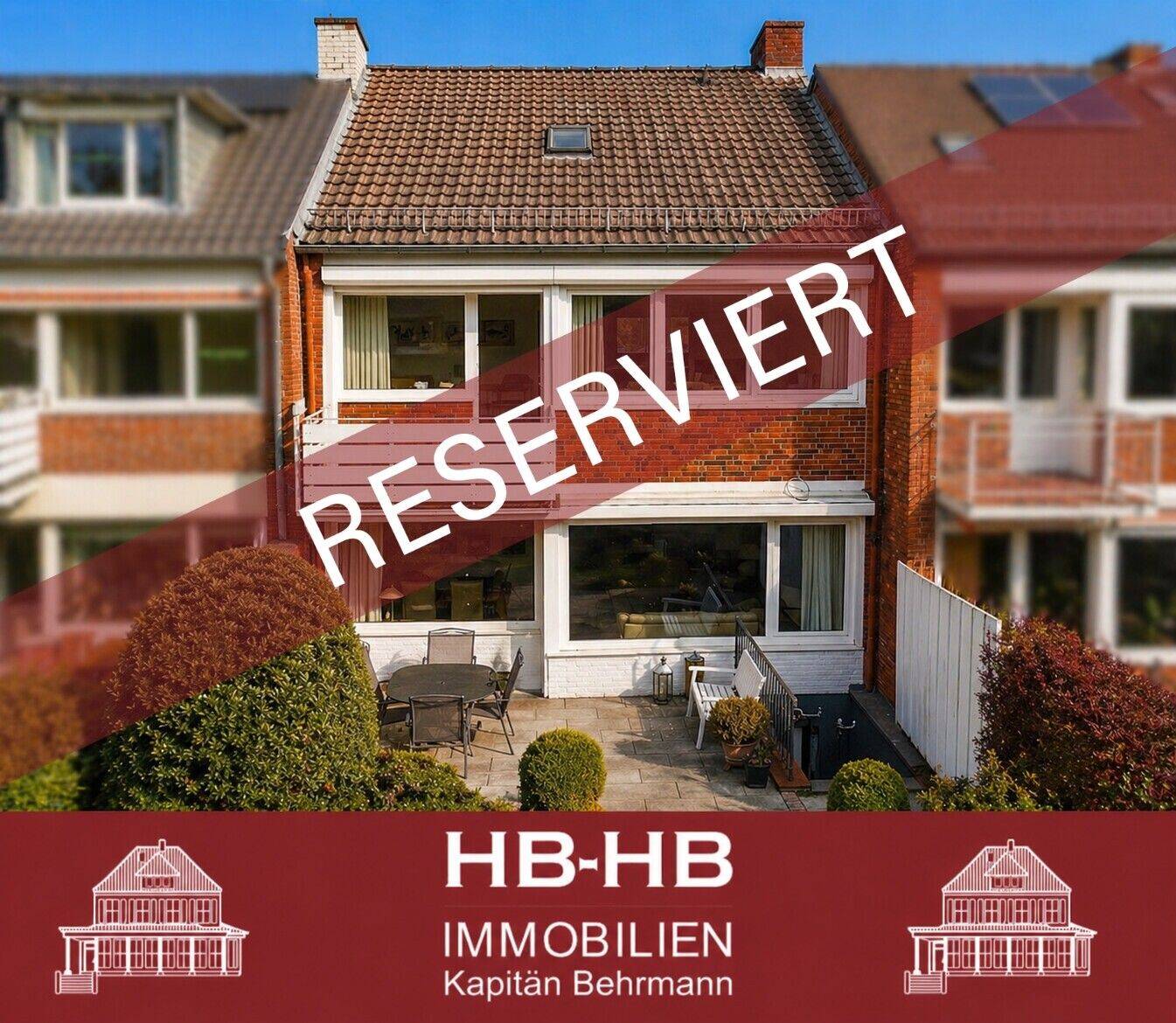 Wohnen in Bestlage: Gepflegtes Reihenhaus in direkter Nachbarschaft zum Club zur Vahr