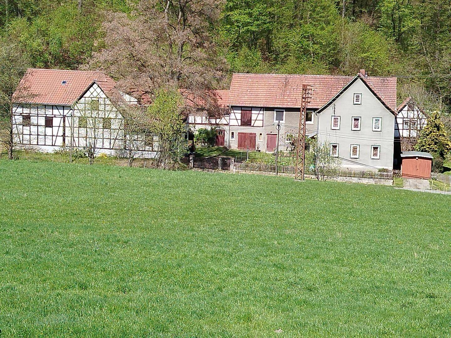 Charmanter 3-Seitenhof mit Scheune und 2 Wohneinheiten in Krölpa-Friedebach, 7387 Krölpa