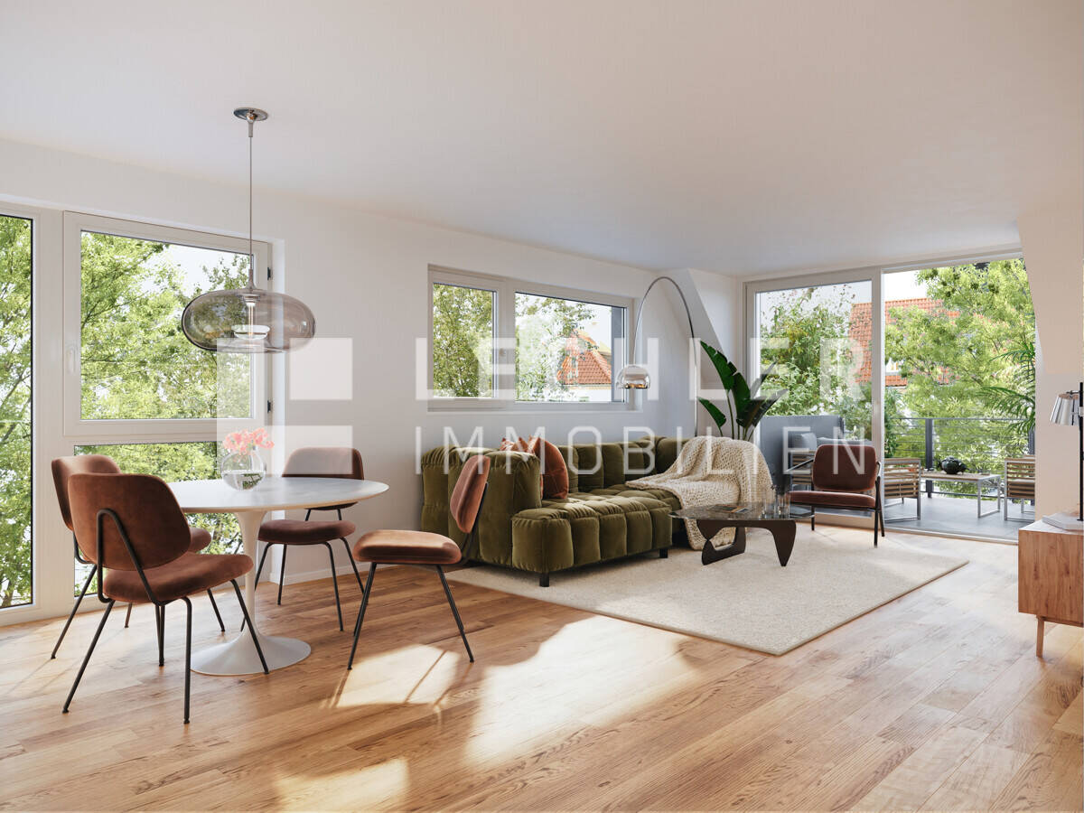Stilvolles Wohnen mit Weitblick – großzügige Maisonettewohnung mit großzügigem Raumgefühl