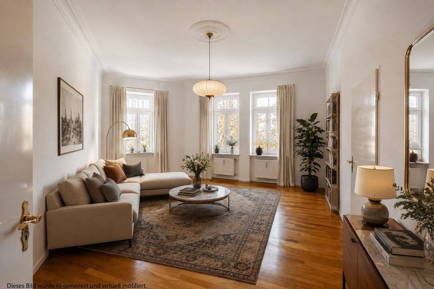 AIGNER – Zeitnah bezugsfreie, charmante 3-Zimmer-Altbauwohnung in Neuhausen, 80636 München (Maxvorstadt Neuhausen-Nymphenburg)