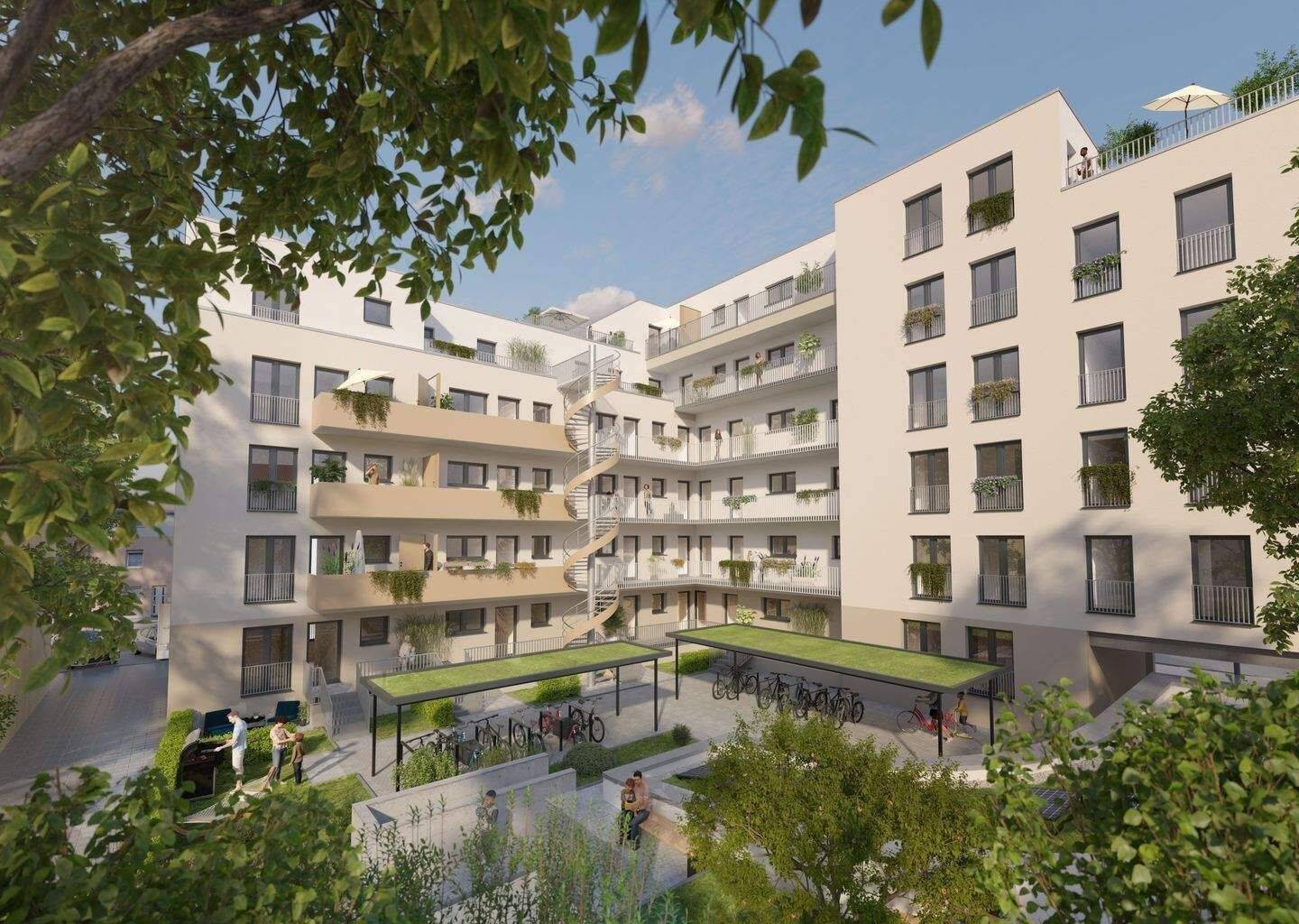 Neubau-Wohntraum in Bestlage: 3 Zimmer mit Balkon & Tiefgarage, 90763 Fürth (Südstadt Weikershof)