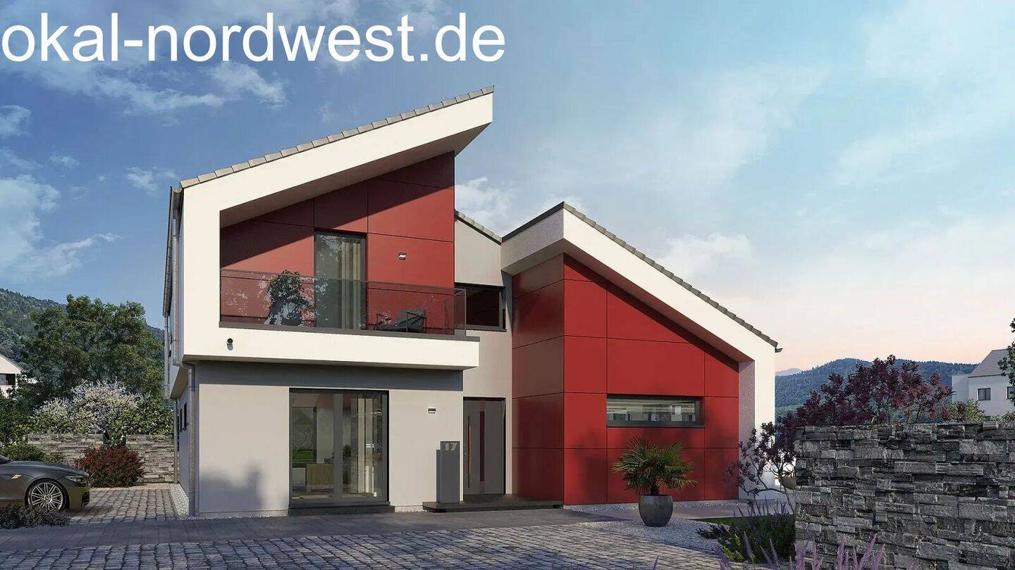 Viel Ausblick für die ganze Familie – Das Pultdach Haus für Individualisten, 58802 Balve