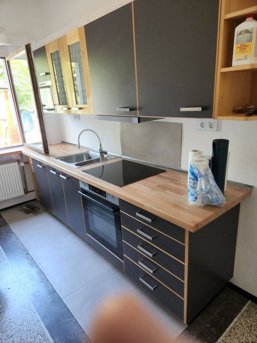 1 Zimmerwohnung mit Bad und Einbauküche, 64293 Darmstadt (Darmstadt)