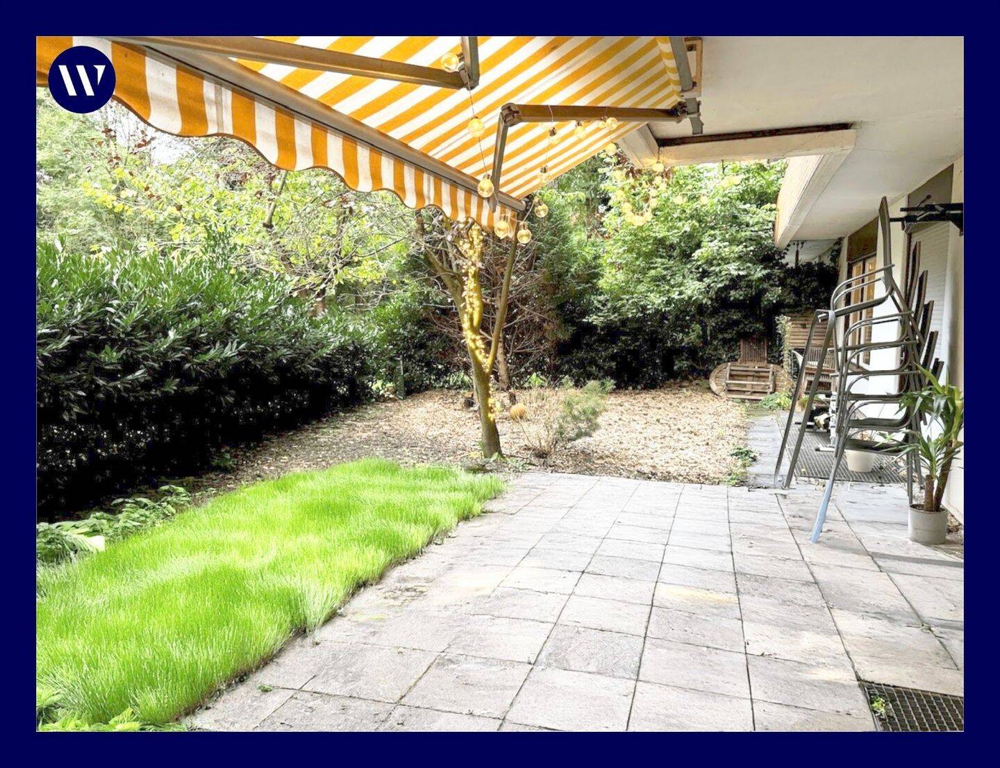 Terrassenwohnung im Grünen – 4 Zimmer mit Einbauküche, modernes Bad, Gäste-WC, Balkon, HWR, 50968 Köln (Rodenkirchen)