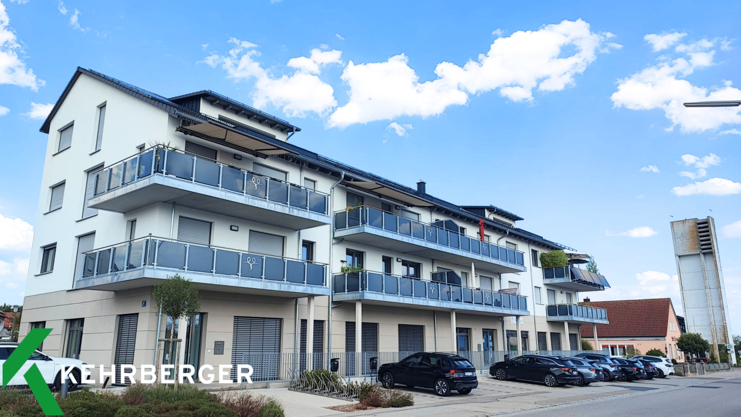 Zu vermieten: Attraktive 2-Zimmer-Neubauwohnung mit Balkon in Sachsen bei Ansbach, 91623 Sachsen b. Ansbach