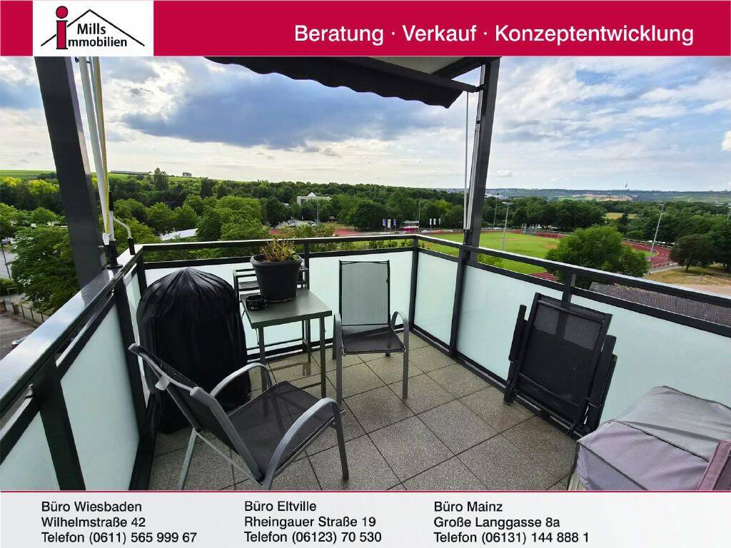 Moderne 3 ZKB-Wohnung mit Sonnenbalkon in zentraler Lage von Nieder-Olm, 55268 Nieder-Olm