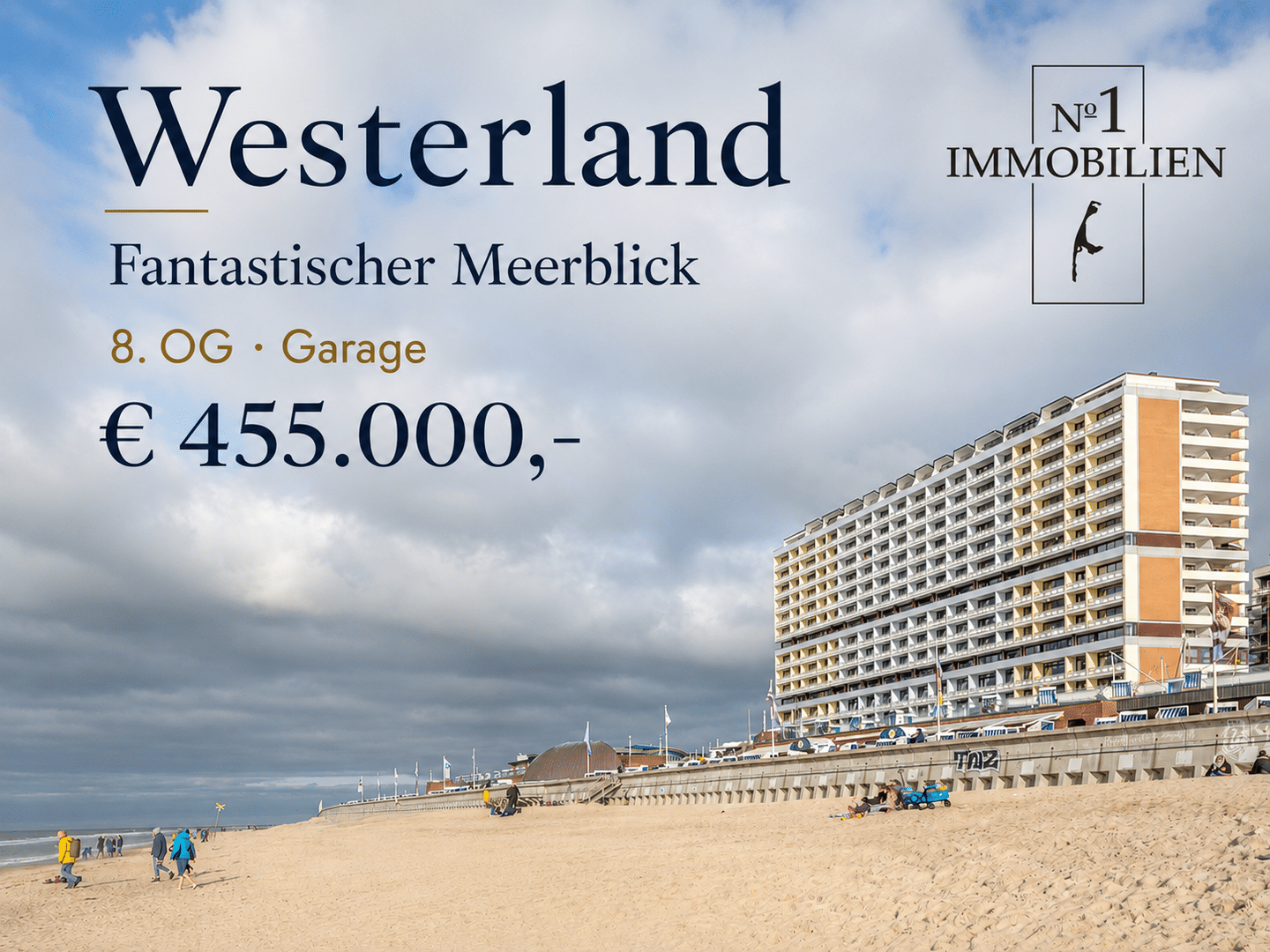 8.OG im Haus Metropol am Strand von Westerland: Fantastische Aussichten + Garage, 25980 Sylt