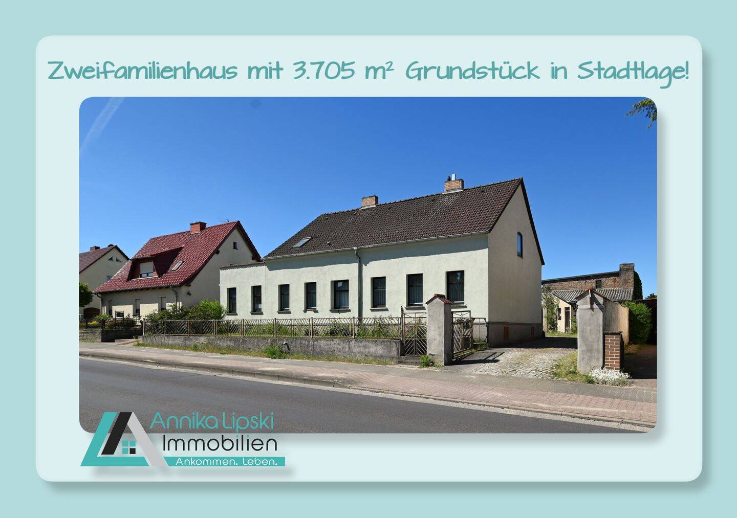 Zweifamilienhaus mit 3.705 m² Grundstück in Stadtlage!, 17268 Templin