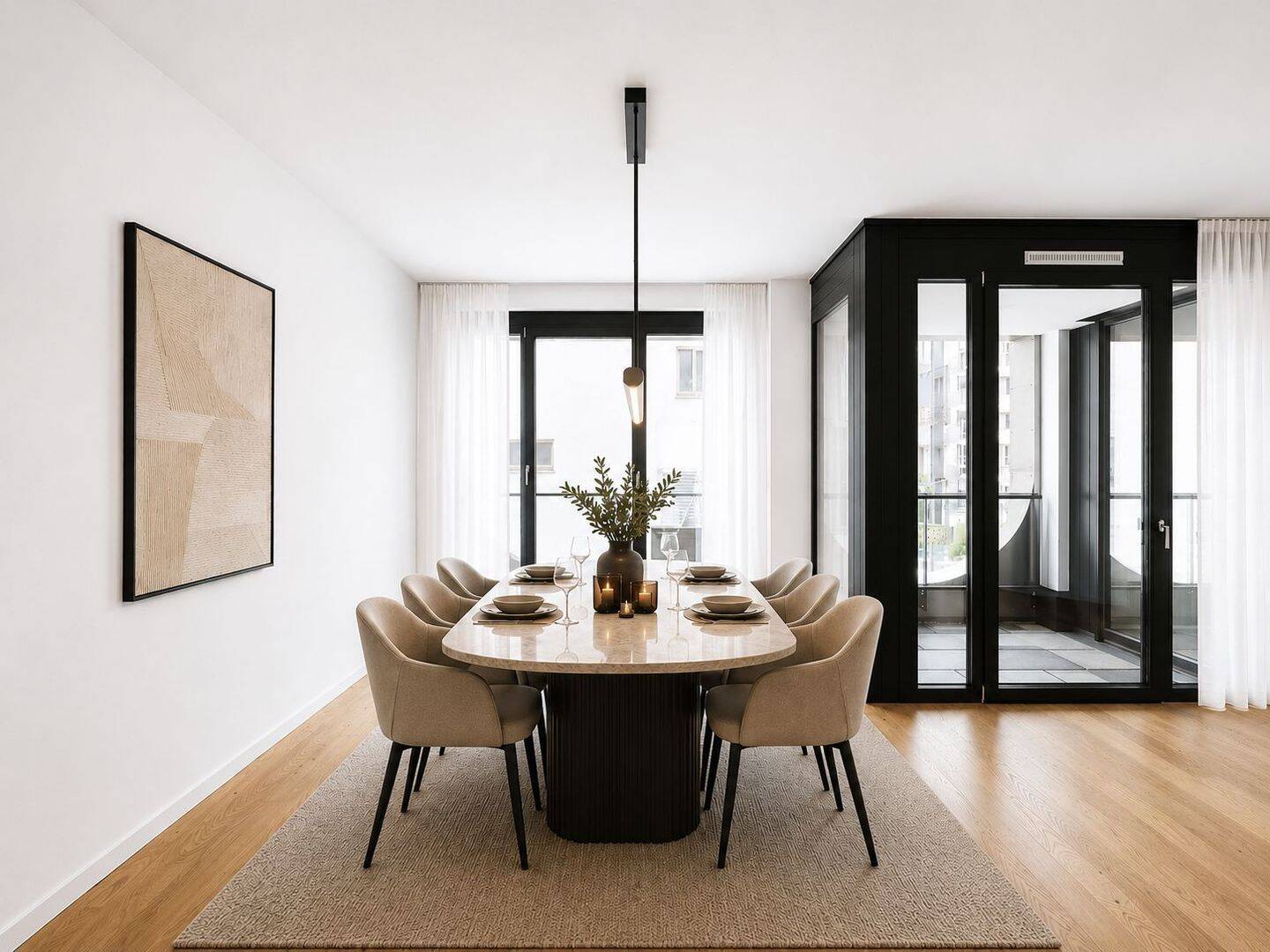 3-Zimmer Neubauwohnung im 2. Obergeschoss mit einzigartiger Deckenhöhe von 2,80 m, 74076 Heilbronn (Heilbronn Neckarbogen)