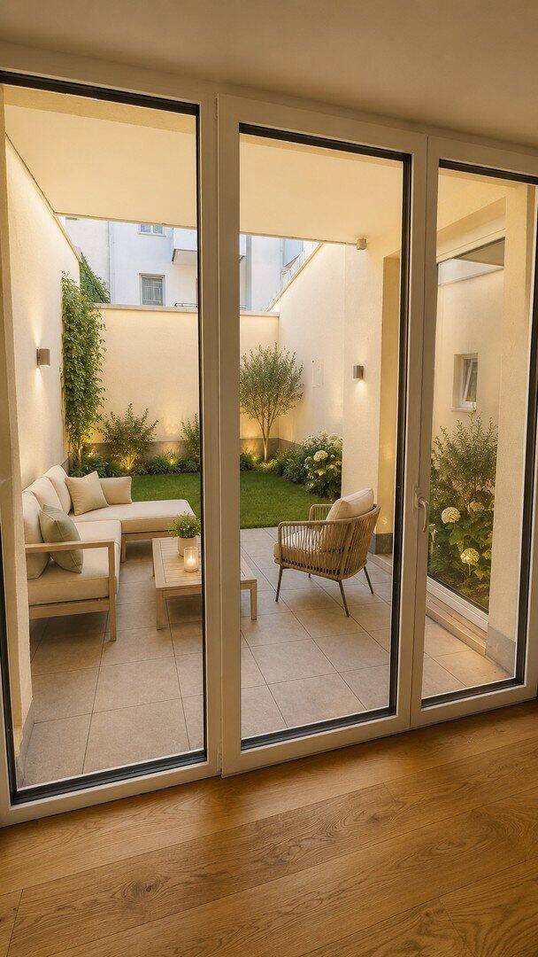 Ruhiges Rückgebäude – Charmante EG Terrassen Wohnung mit urbanem Kleingarten, 80339 München (Ludwigsvorstadt-Isarvorstadt Schwanthalerhöhe)