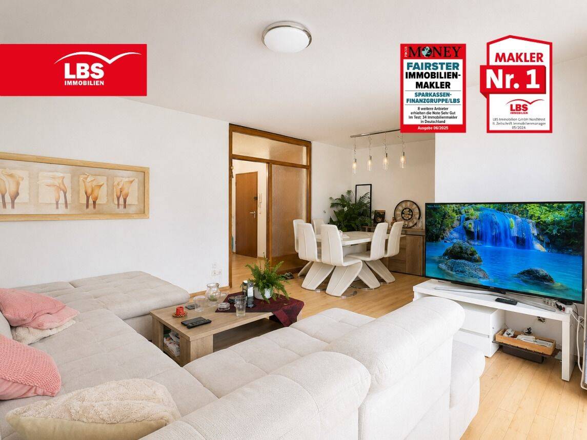 Gut geschnittene 2-Zimmer-Wohnung mit Balkon in Bad Godesberg, 53117 Bonn (Auerberg Buschdorf Graurheindorf Zentrum Castell)