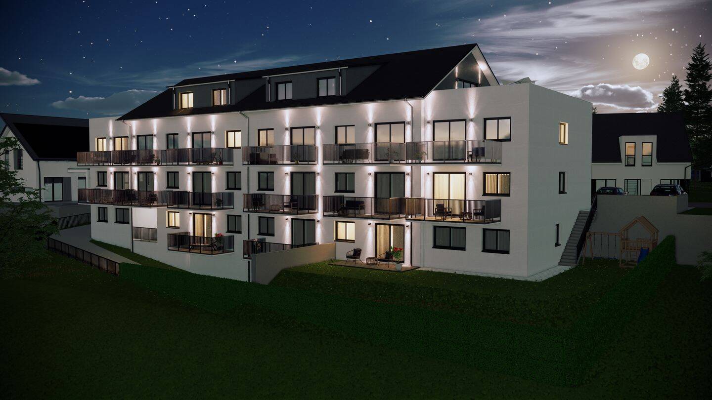 Erstbezug moderne offene 2-Zi.-Whg., mit Balkon, Bad mit Fenster, 84066 Mallersdorf-Pfaffenberg