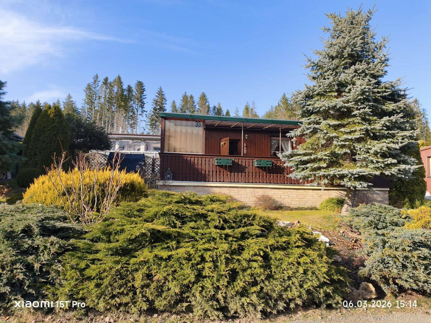 Ferienbungalow auf dem Campingplatz Paulsfeldteich, 99887 Georgenthal (Leina)