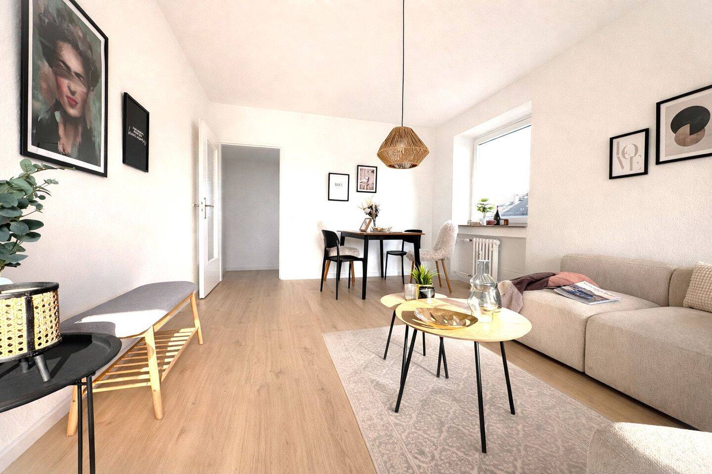 Einzugsbereit und Provisionsfrei * Sonnendurchflutete 2-Zi.-Whg. Stellplatz / sonnig. Balkon, 65201 Wiesbaden (Dotzheim Frauenstein Schierstein)