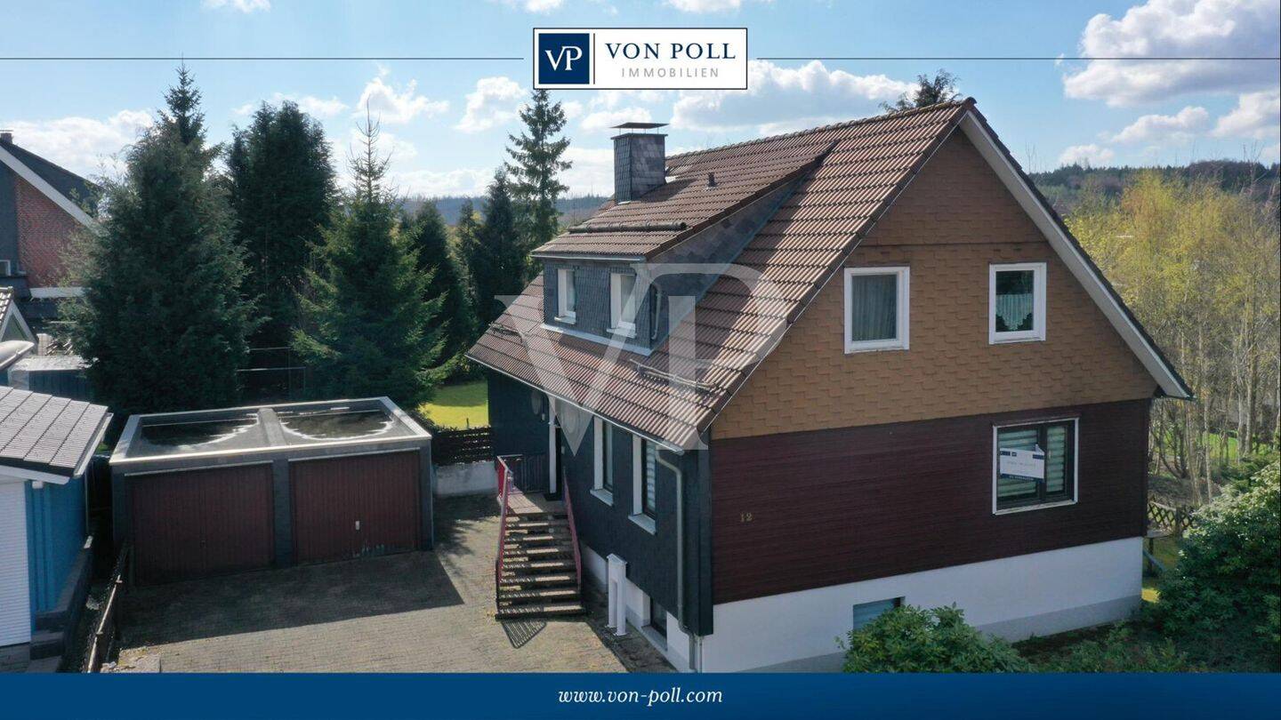 Einfamilienhaus mit ca. 155 m² Wohnfläche, 2 Garagen und einem großem Grundstück von etwa 915 m², 38707 Clausthal-Zellerfeld