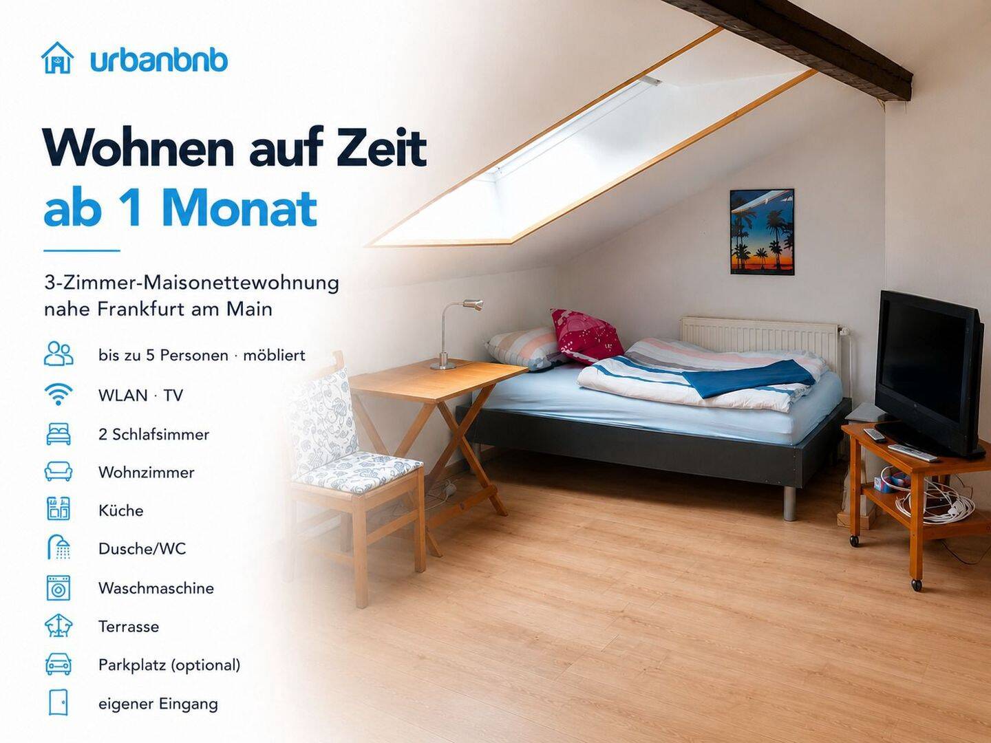 Wohnen auf Zeit in Frankfurt – Schwalbach – Wohnung mieten möbliert ab 1 Monat, 65824 Schwalbach am Taunus