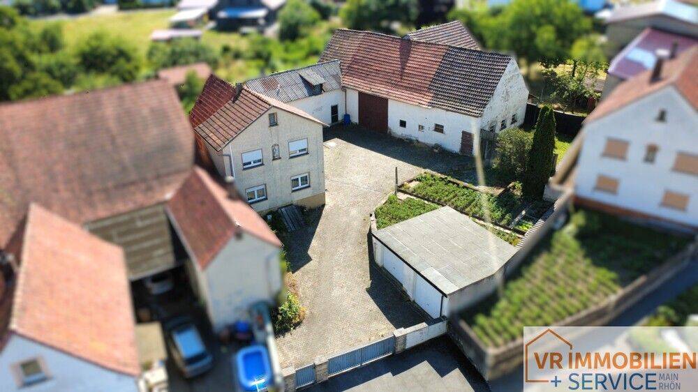 Viel Raum für große Pläne! – Anwesen mit außergewöhnlichem Platzangebot in 97702 Wermerichshausen!, 97702 Münnerstadt