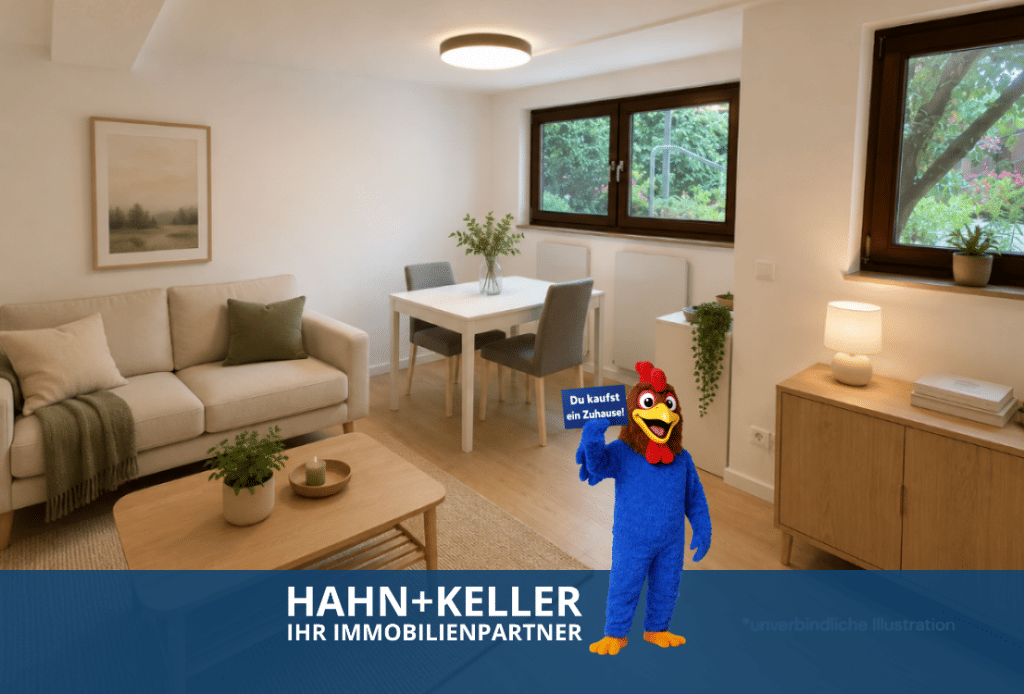 Kernsaniert! Moderne 1 Zimmer-Erdgeschosswohnung in toller Wohnlage!, 70439 Stuttgart (Neuwirtshaus Stammheim Zuffenhausen)