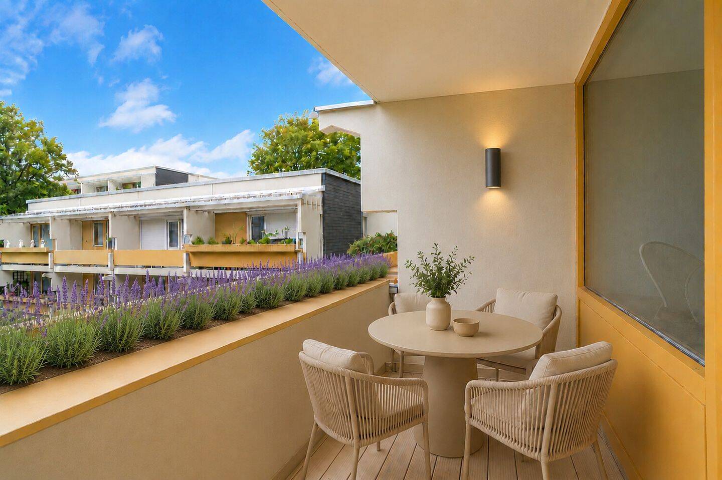 Helles Apartment mit großzügigem Balkon mit Blick ins Grüne, 81539 München (Obergiesing Ramersdorf-Perlach Untergiesing-Harlaching)