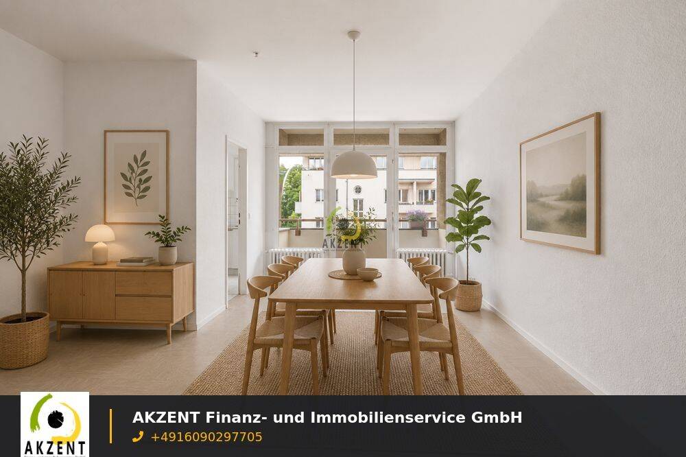 Attraktive 2-Zimmer-Wohnung mit Balkon, Keller und Stellplatz in Berlin-Marienfelde, 12277 Berlin (Tempelhof-Schöneberg Mariendorf Marienfelde)