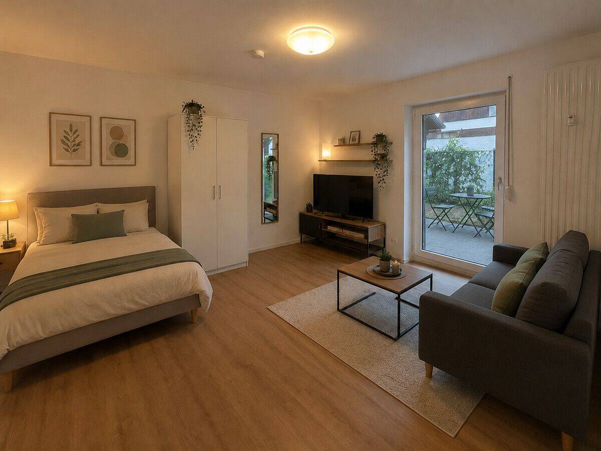 Möbliertes 1-Zimmer-Appartment in Erding zu vermieten – Sofort bezugsfrei!, 85435 Erding