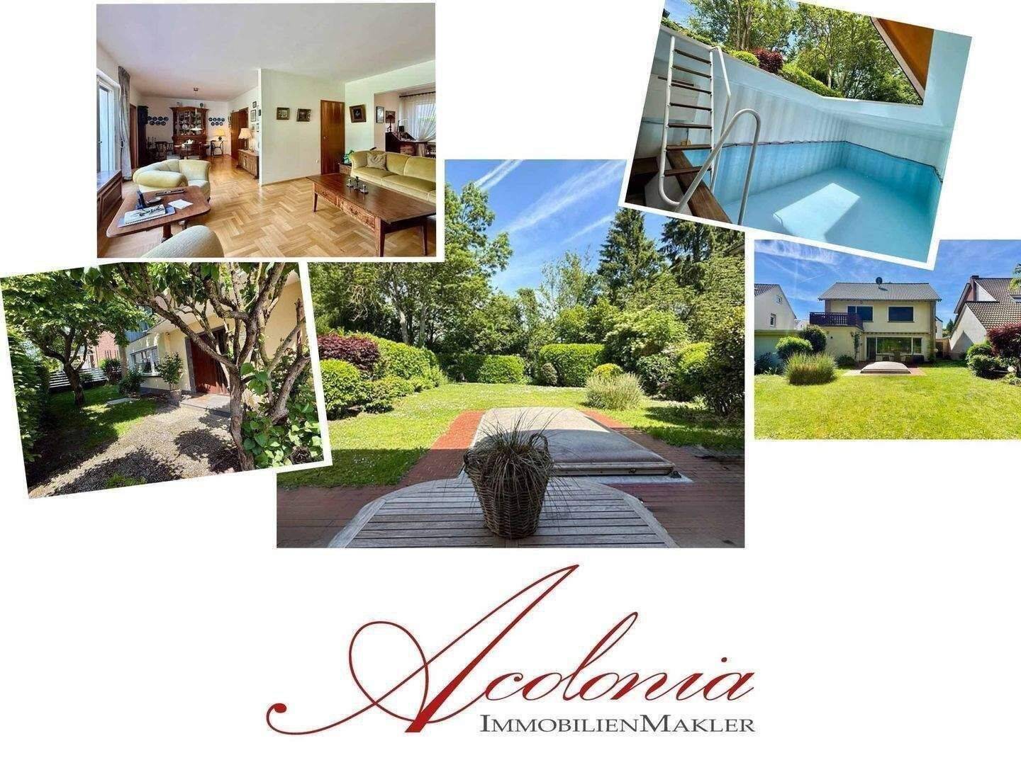 Acolonia Immobilienmakler: Freistehende Eleganz auf parkähnlichem Anwesen, 50321 Brühl