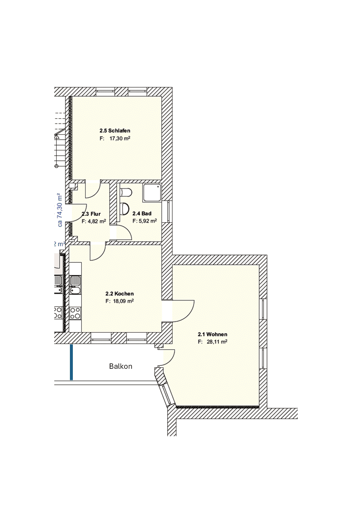 2 Zimmer Wohnung in Buchholz – Schlingmühle, 31710 Buchholz