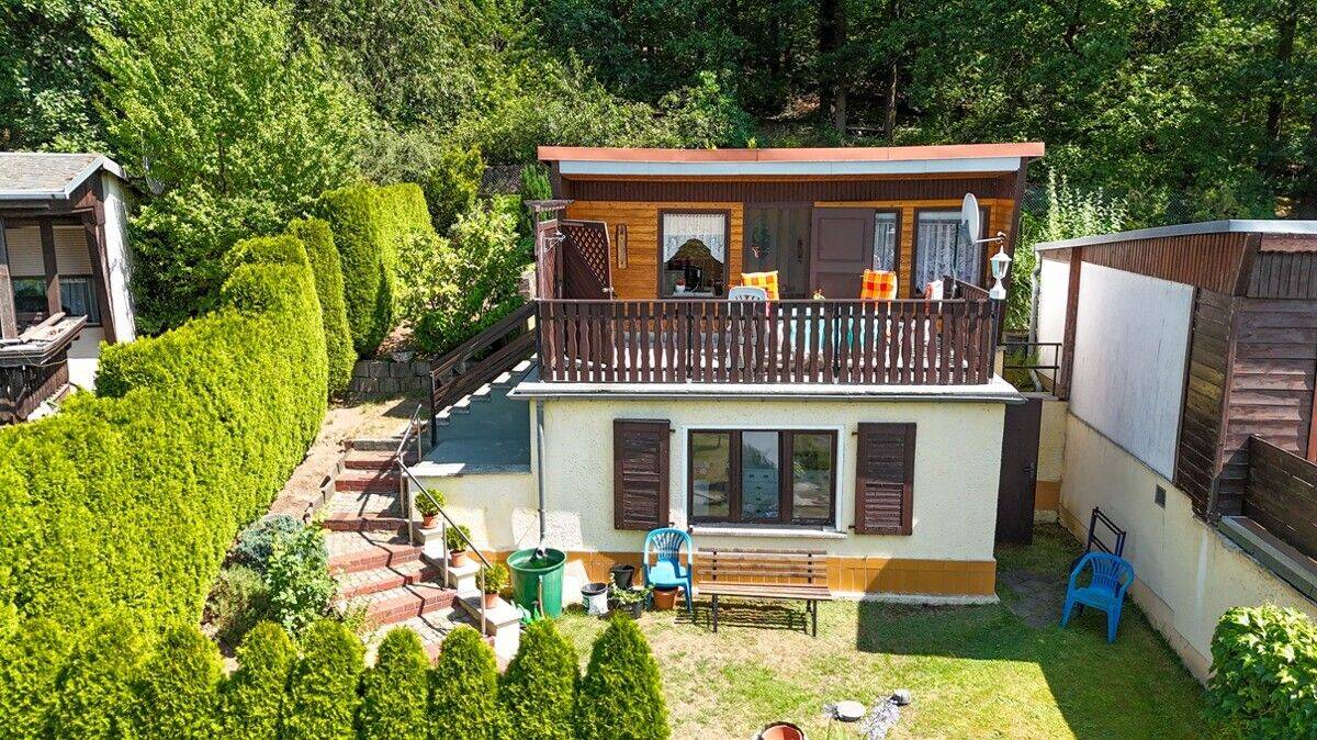 *Erholung mit Fernblick in Höhenlage von Weinböhla*390m² Grd.*Stellplatz*2 Zi.*WC* *provisionsfrei*, 1689 Weinböhla