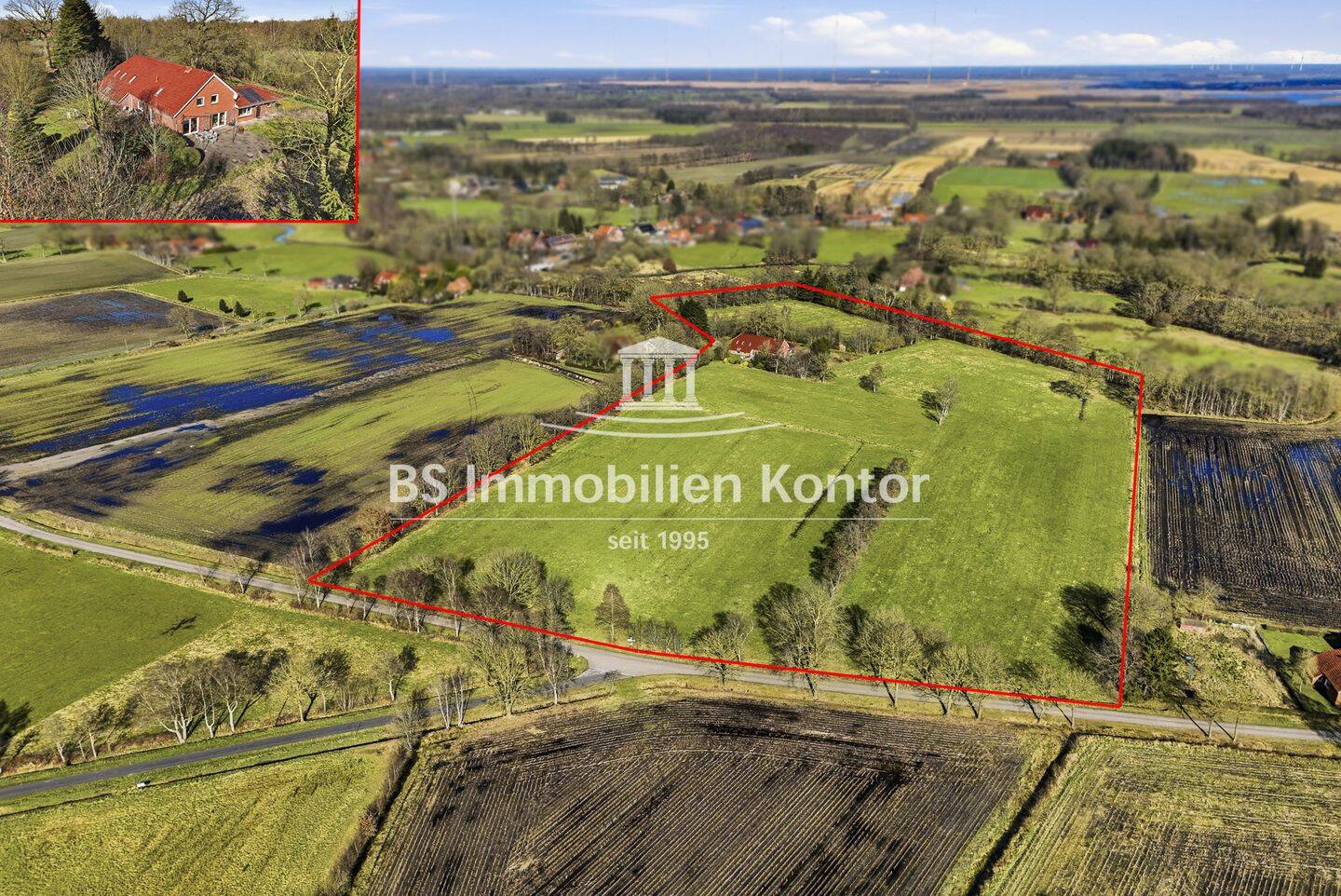 Seltene Gelegenheit! Einfamilienhaus auf 58.000qm gr. Grundstück in idyllischer Lage!, 26817 Rhauderfehn