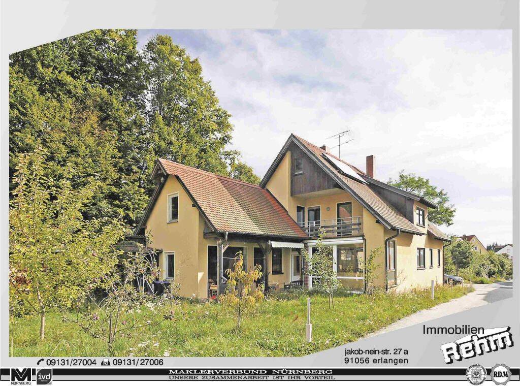 2 Familien-Haus mit Nebengebäude, 91336 Heroldsbach