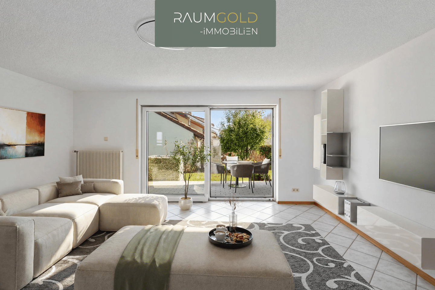 Gepflegte 3-Zimmer-EG-Wohnung mit Terrasse, Garten & Garage in Steinen, 79585 Steinen