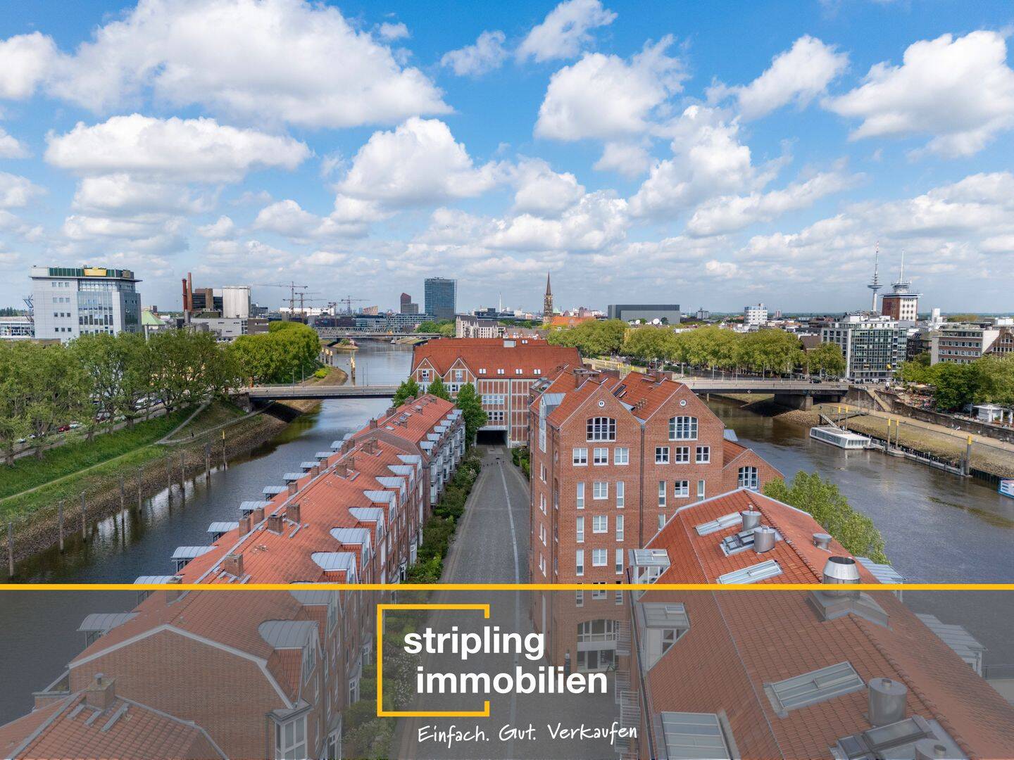 Bremen – Teerhof | Lichtdurchflutete Maisonette mit Blick auf die Kleine Weser, 28199 Bremen (Alte Neustadt Hohentor Neuenland Neustadt)