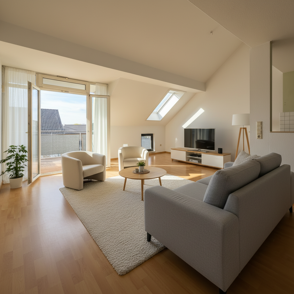 Lichtdurchflutete Dachgeschosswohnung mit Galerie & Südwest-Balkon!, 14476 Potsdam