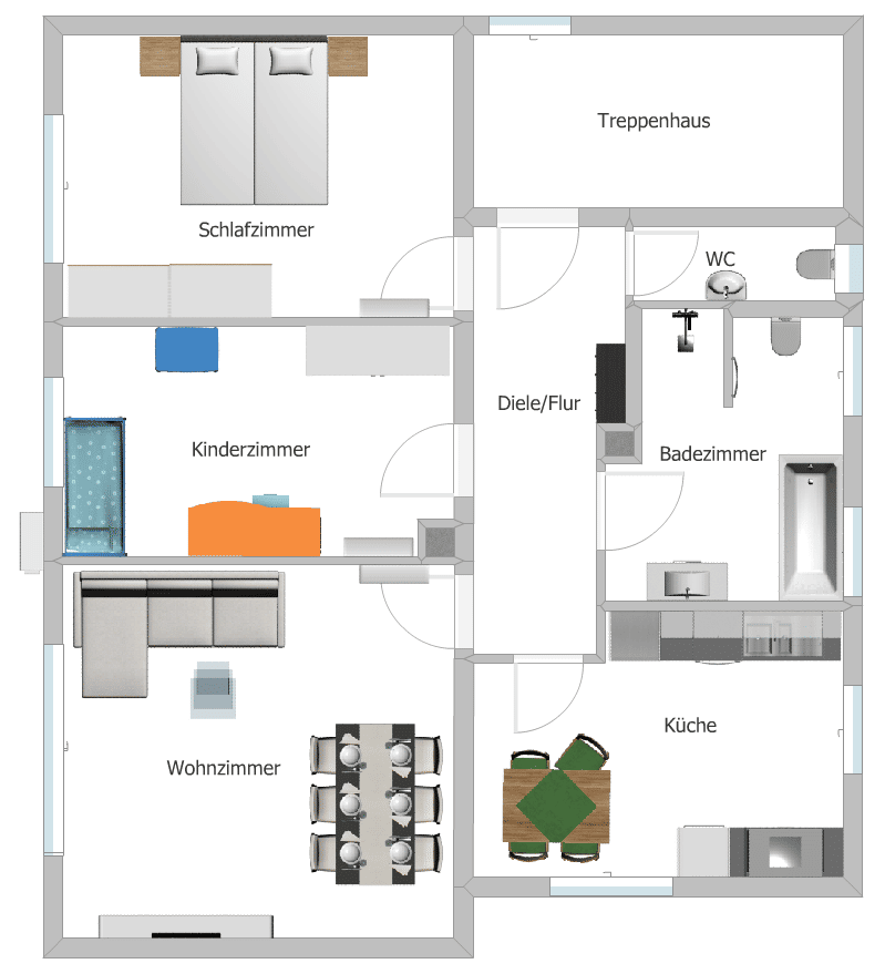 Exklusive 3-Zimmerwohnung mit Erstbezug nach Kernsanierung – Ihr neues Zuhause auf Neubauniveau!, 76228 Karlsruhe