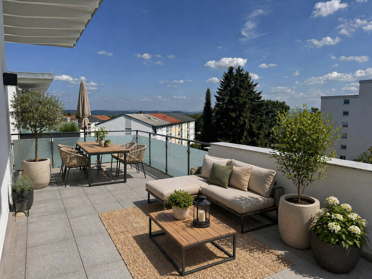 Exklusive Wohnung – Erstbezug – Dachterrasse mit Weitblick, 78727 Oberndorf am Neckar